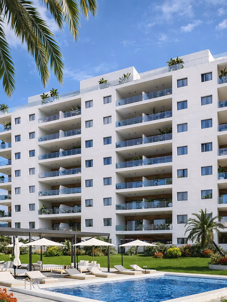 New Apartments 900 m from Cala de Finestrat Beach, Benidorm